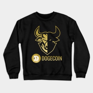 Dogecoin coin Crypto coin Cryptocurrency Crewneck Sweatshirt